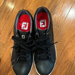 FootJoy Black Sneakers with Minimalist Design
